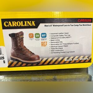Men's 8" Waterproof Brown Boots